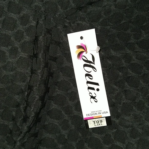 SEXY Honeycomb Butt Lifting Black Leggings - Picture 3 of 4